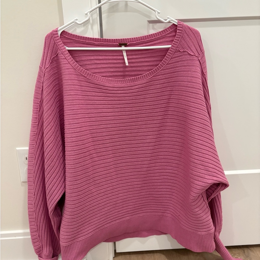 Free People Sublime Pullover in Sugar Magnolia Size Large - Picture 2 of 8